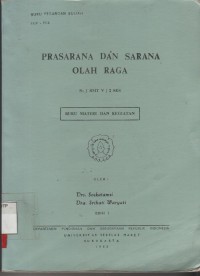 Prasarana dan sarana olahraga