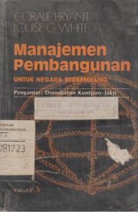 Manajemen pembangunan