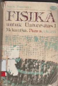 Fisika untuk universitas 1 : mekanika panas bunyi