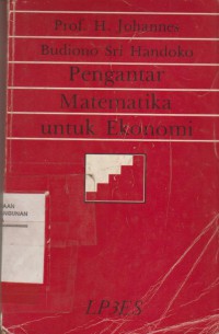 Pengantar matematika untuk ekonomi