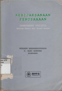 Kebijaksanaan perusahaan