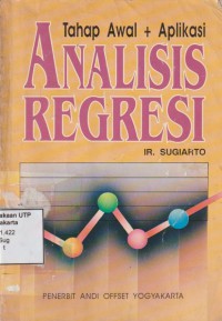 Tahap awal aplikasi analisis regresi