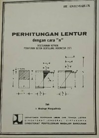 Perhitungan lentur dengan cara 