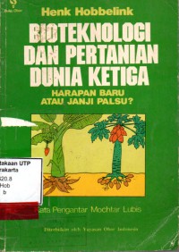 Bioteknologi dan pertanian dunia ketiga