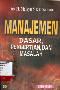 Manajemen dasar pengertian dan masalah