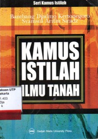 Kamus istilah ilmu tanah