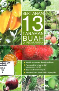 Bertanam 13 tanaman buah di pekarangan