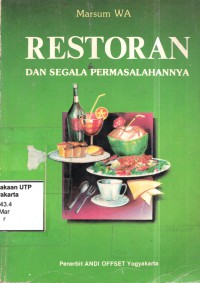 Restoran dan segala  permasalahannya