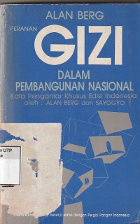 Peranan gizi dalam pembangunan nasiaonal