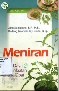 Meniran budidaya dan pemanfaatan utuk obat