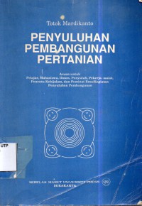 Penyuluhan pembangunan pertanian