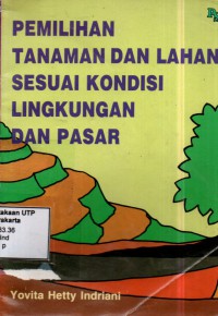 Pemilihan tanaman dan lahan sesuai kondisi lingkungan dan pasar