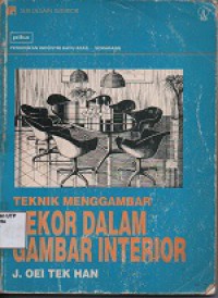 Teknik menggambar dekor dalam gambar interior