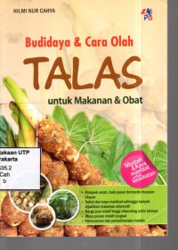 Budidaya & cara olah talas untuk makanan dan obat