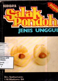 Salak pondoh jenis unggul