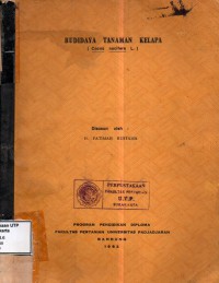 Budidaya tanaman kelapa