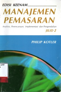 Manajemen pemasaran jilid 2