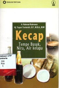 Kecap tempe busuk nira air kelapa