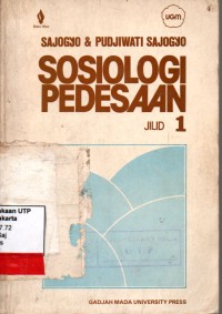 Sosiologi pedesaan jilid 1