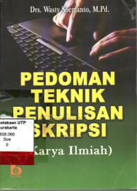 Pedoman teknik penulisan skripsi