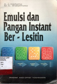 Emulsi dan pangan instant ber-lesitin