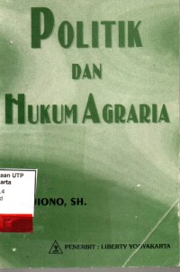 Politik dan hukum agraria