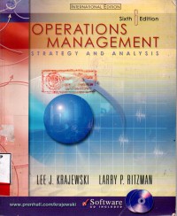 Operations management strategy and analysis