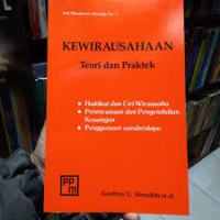 Kewirausahaan : teori dan praktek