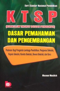 KTSP kurikulum tingkat satuan pendidikan