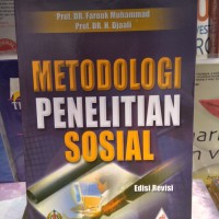 Metodologi penelitian sosial