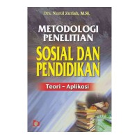 Metodologi penelitian sosial dan pendidikan