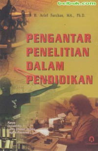 Pengantar penelitian dalam pendidikan