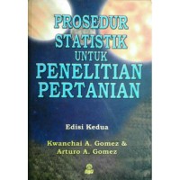 Prosedur statistik untuk penelitian pertanian