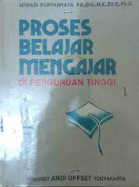 Proses belajar mengajar di perguruan tinggi