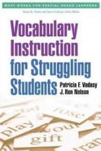 Vocabulary instruction for struggling student