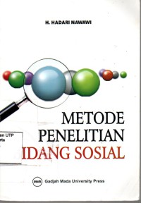 Metode penelitian bidang sosial