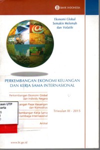 Perembangan ekonomi keunagan dan kerja sama internasional