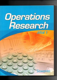 Operations research jilid 1