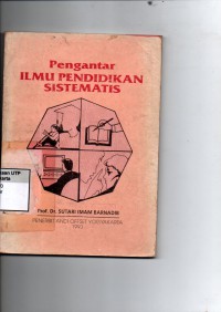 Pengantar ilmu pendidikan sistematis