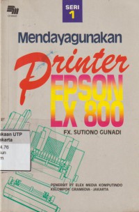 Mendayagunakan printer epson LX 800